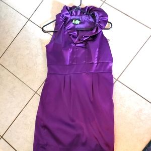Satin cocktail dress